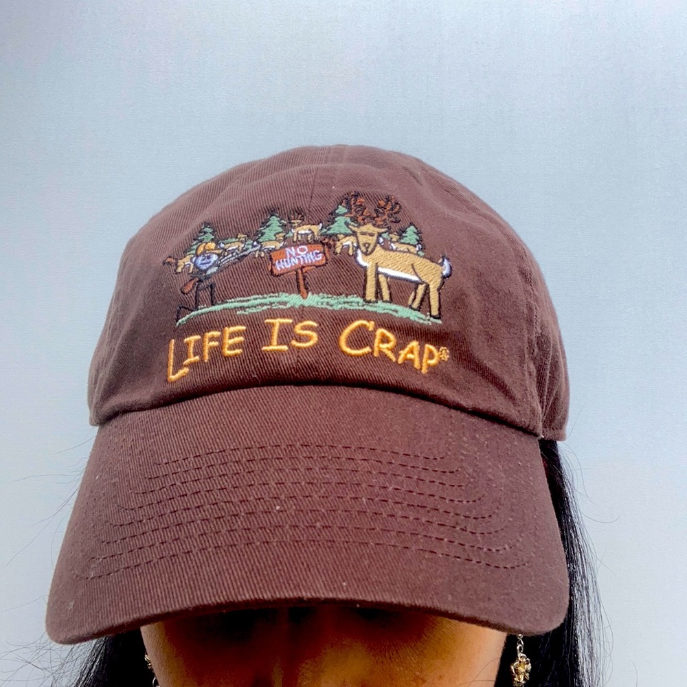 Life is Crap (No Hunting) Cap 🧢